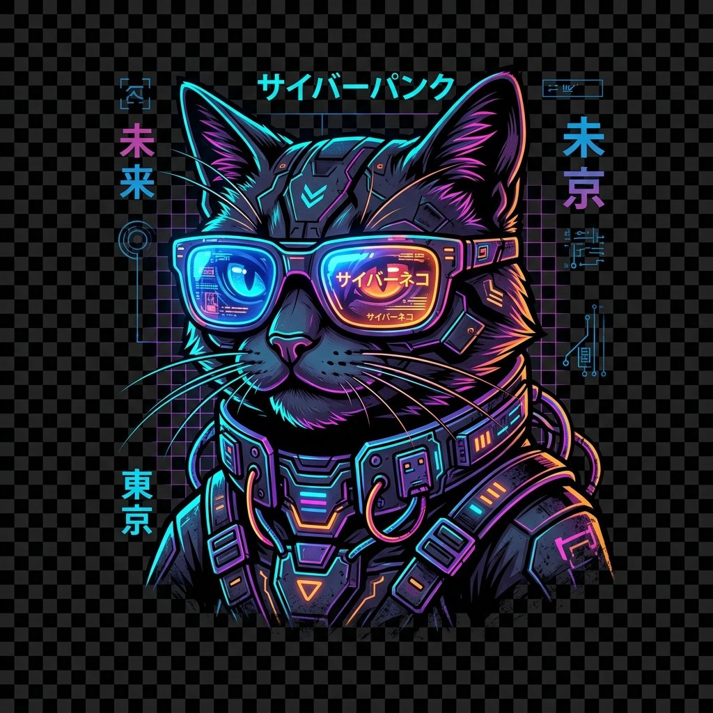 Cyberpunk Cat